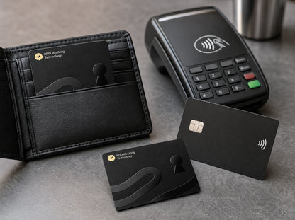 Guardality card beside a contactless payment card