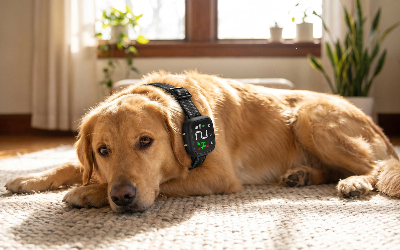 It listens for the bark, not the street.